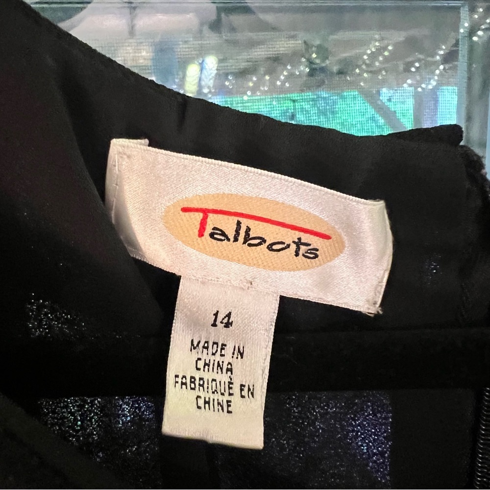 Talbots Classic Black Maxi Dress - Picture 2 of 12